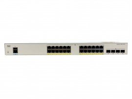 C1000-24P-4X-L Cisco Catalyst 1000 with 24x 10/100/1000 PoE+ ports, 4x 10G SFP+